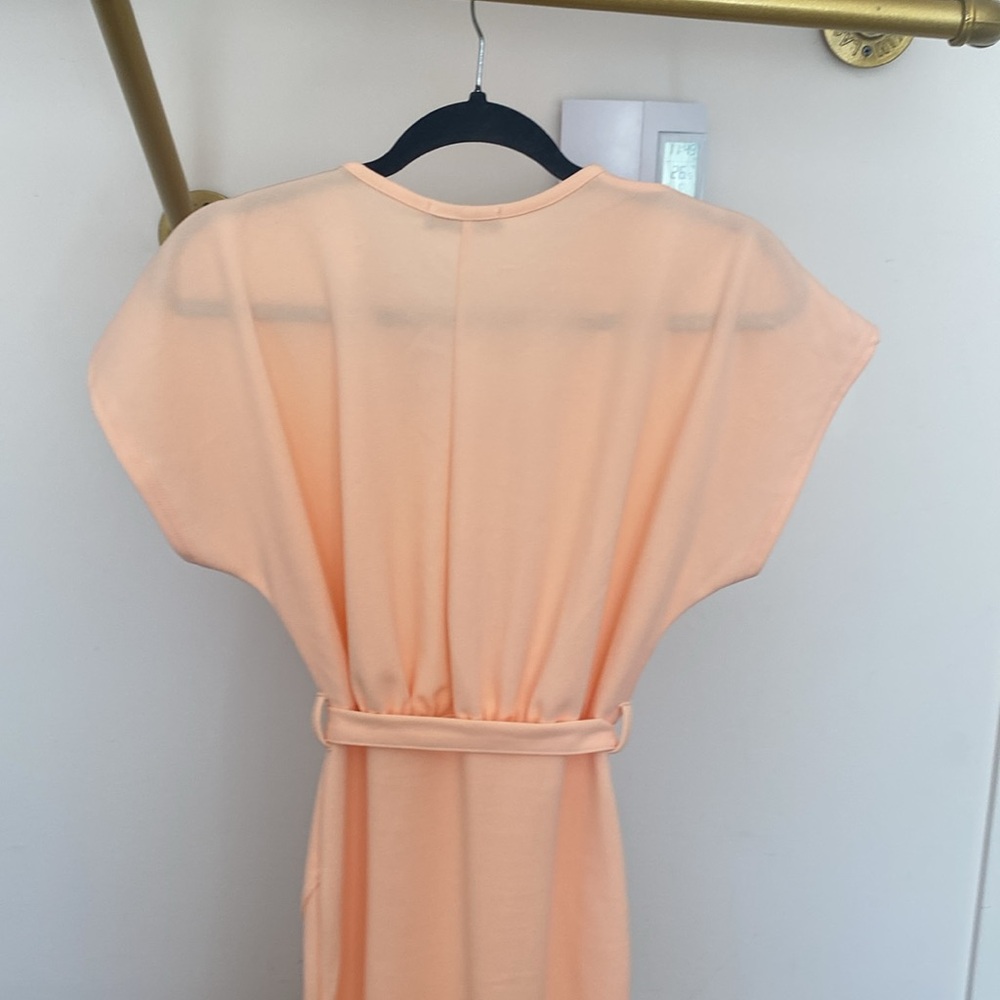 PrettyLittleThing - NWT Peach Midi Dress - US 2 - Picture 10 of 13